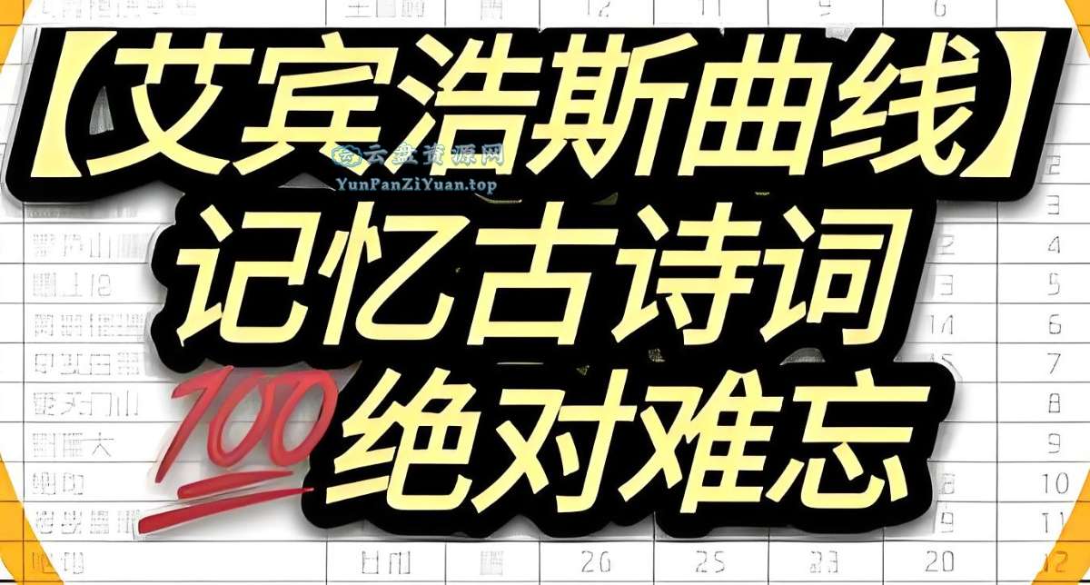 中小学155首必背古诗词艾宾浩斯记忆表-超级会员网