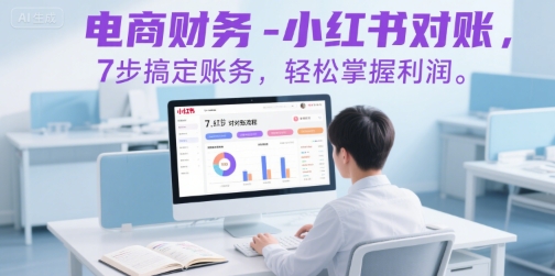 电商财务-小红书对账，7步搞定账务，轻松掌握利润-超级会员网