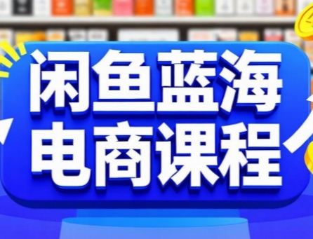 闲鱼蓝海电商课程，手把手助你快速上手，轻松实现闲鱼稳定盈利-超级会员网