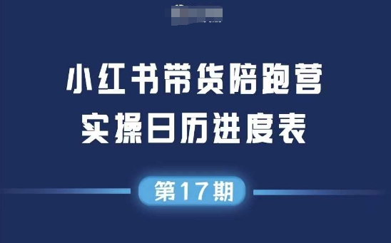 小红书第17期带货陪跑营，不囤货，无不直播，无不投流，通过选品+笔记内容+测品+笔记铺量+矩阵运营打爆款-超级会员网