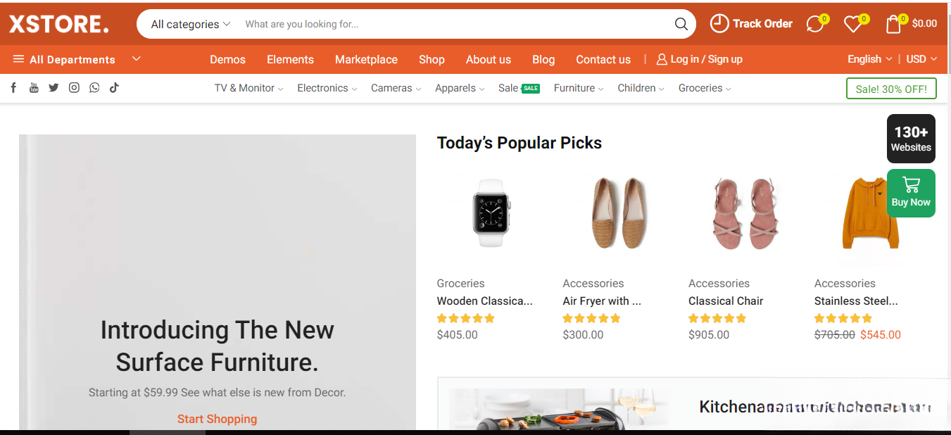 WordPress主题–Xstore v9.5.1 Woocommerce主题 破解版下载-超级会员网