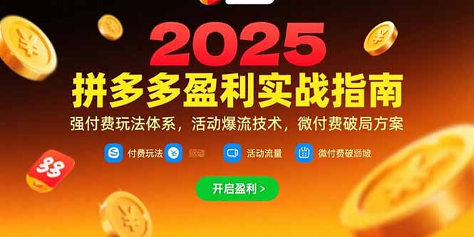 拼多多盈利实战指南，强付费玩法，活动爆流技术，微付费破局方案(更新7月-超级会员网
