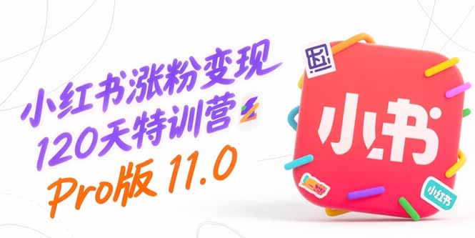 小红书涨粉变现120天特训营Pro版11.0：从0到1掌握平台运营,内容制作和变现-超级会员网
