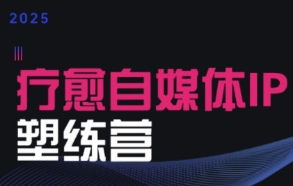 2025治愈自媒体IP训练营，专为疗愈领域从业者打造-超级会员网