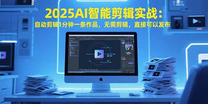 2025AI智能剪辑实战：自动剪辑1分钟一条作品，无需剪辑，直接可以发布-超级会员网