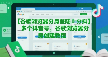 谷歌浏览器分身登陆多个抖音号，谷歌浏览器分身创建教程-超级会员网