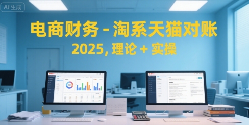 电商财务-淘系天猫对账2025，理论+实操-超级会员网