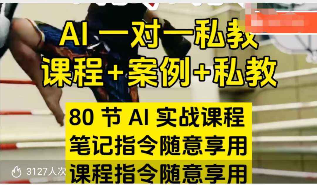 AI指令实战课，课程+案例，80节AI实战课程，笔记指令随意享用，课程指令随意享用(更新7月)-超级会员网