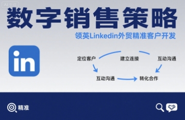 数字销售策略领英LinkedIn外贸精准客户开发-超级会员网