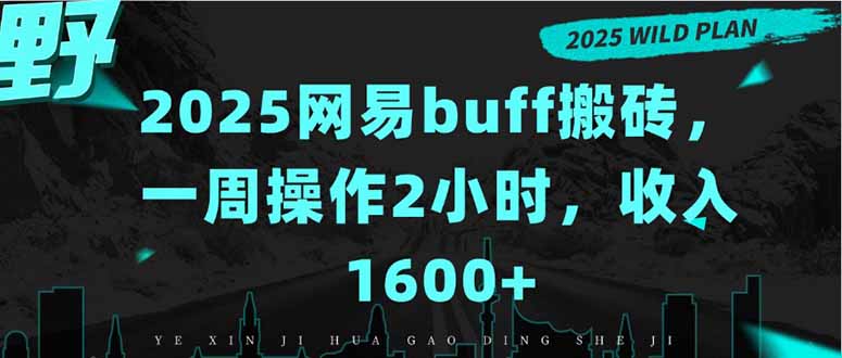 2025网易buff搬砖，一周操作2小时，收入1600+-超级会员网