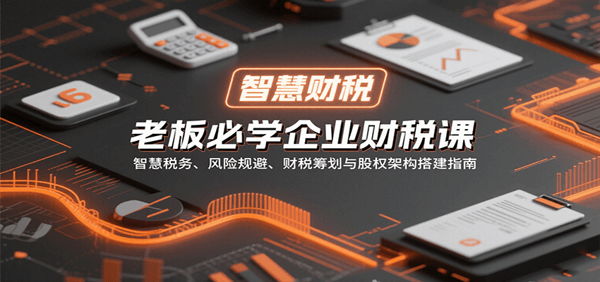 老板必学企业财税课：智慧税务、风险规避、财税筹划与股权架构搭建指南-超级会员网