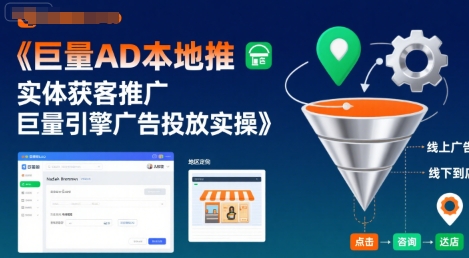 巨量AD本地推实体获客推广，巨量引擎广告投放实操-超级会员网