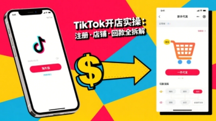 TikTok从开店到投流的进阶课，从基础实操到高阶技巧一网打尽-超级会员网