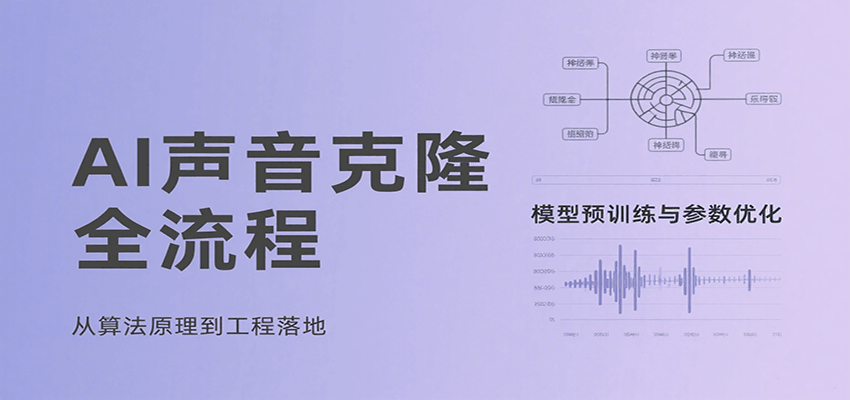 AI声音克隆全流程，基础概念到实战应用，3秒极速声音复刻、模型预训练、云端部署等-超级会员网