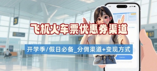学生党必看！机票火车票优惠券申请渠道 + 项目打法，开学季节日速存-超级会员网