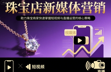 珠宝店新媒体营销，助力珠宝商家快速掌握短视频与直播运营的核心策略-超级会员网