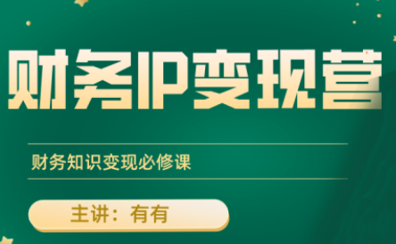 有有老师·财务IP变现营，财务知识变现必修课-超级会员网