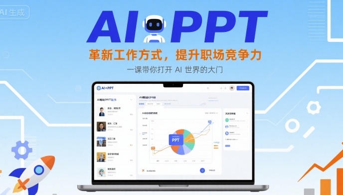 AI+PPT：革新工作方式，提升职场竞争力，一课带你打开 AI 世界的大门-超级会员网