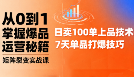 抖音小店爆品打造与矩阵裂变实战课-超级会员网