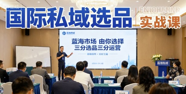 国际私域选品实战课，蓝海市场由你选择，七分选品三分运营-超级会员网