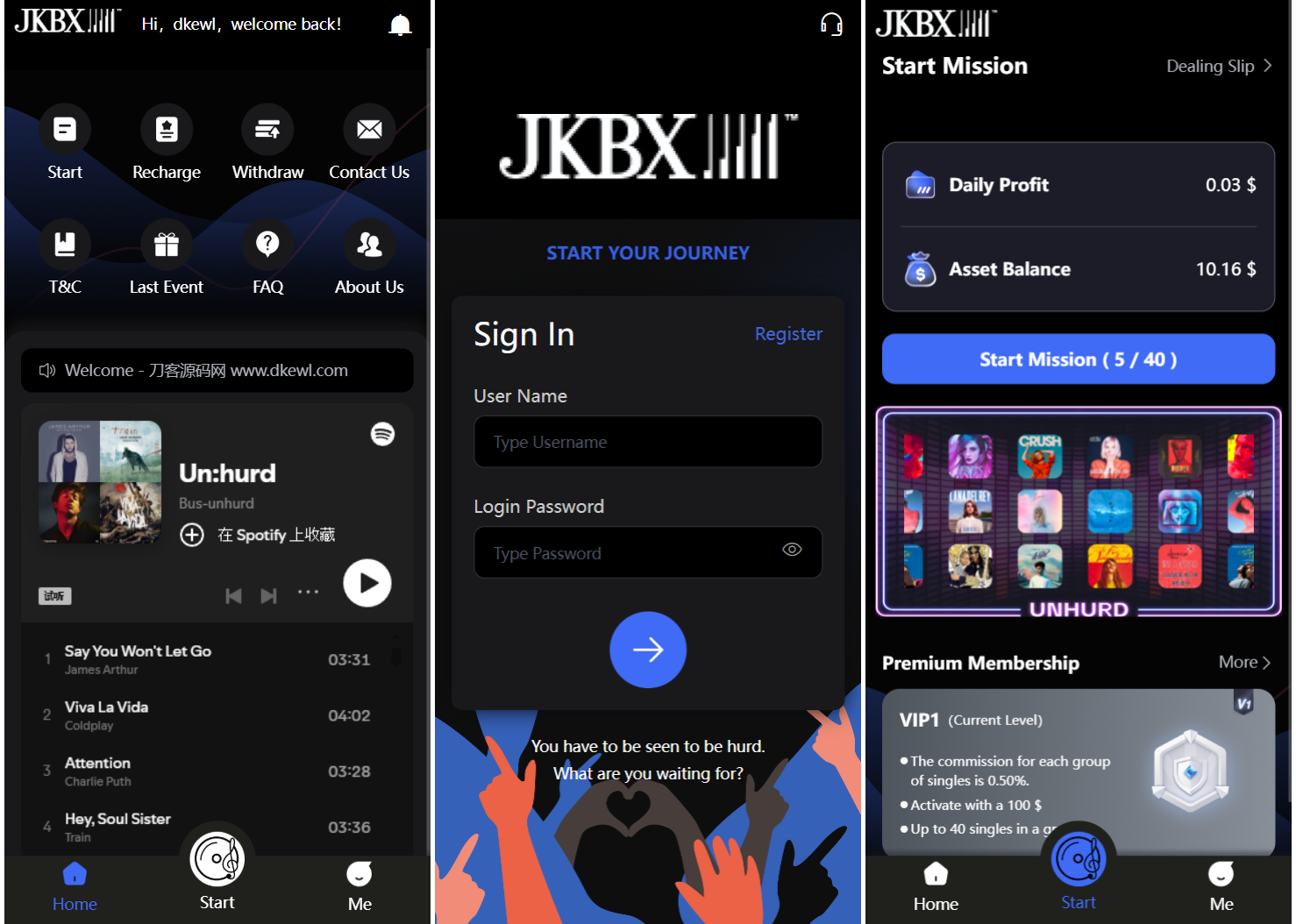 JKBX海外音乐抢单系统源码 Thinkphp框架 附教程-超级会员网