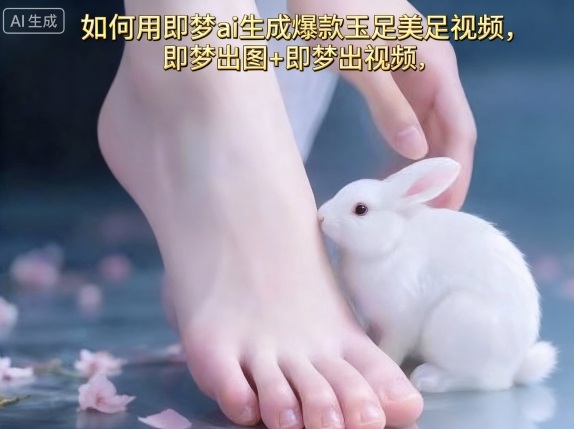 如何用即梦ai生成爆款玉足美足视频，即梦出图+即梦出视频，快速涨粉-超级会员网