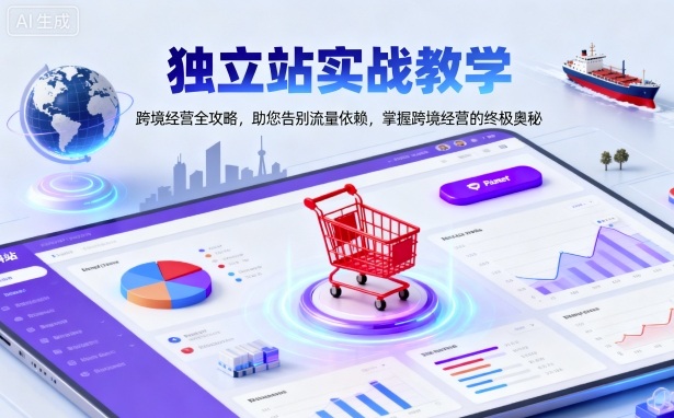 独立站实战教学，跨境经营全攻略，助您告别流量依赖，掌握跨境经营的终极奥-超级会员网