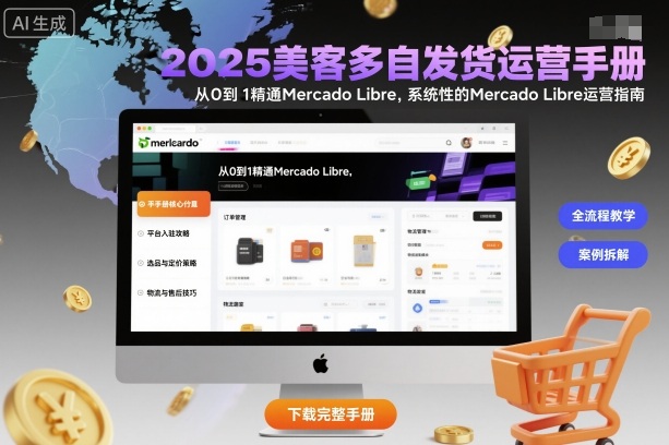 2025美客多自发货运营手册：从0到1精通Mercado Libre，系统性的Mercado Libre运营指南-超级会员网