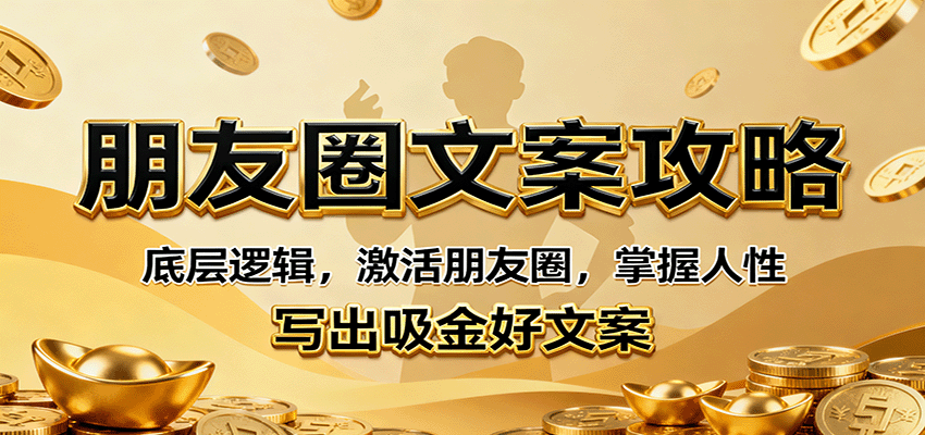 朋友圈文案攻略：底层逻辑，激活朋友圈，掌握人性，写出吸金好文案-超级会员网
