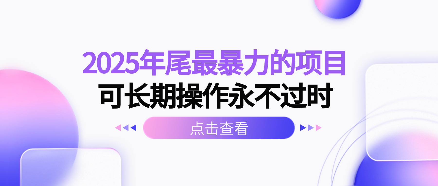 2025年尾最暴力的项目可长期操作永不过时-超级会员网
