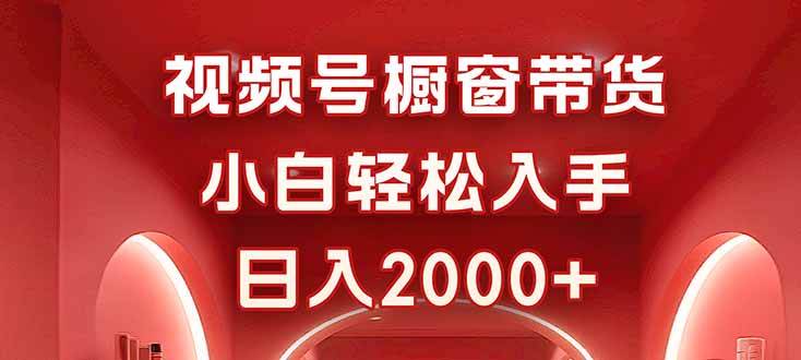 视频号橱窗带货，小白轻松入手，日入2000+-超级会员网