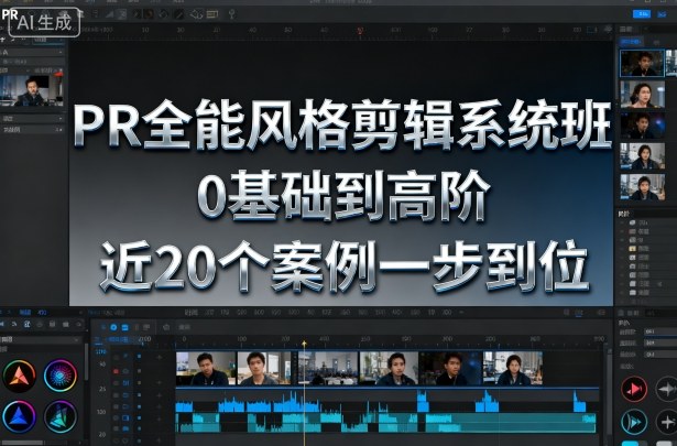 PR全能风格剪辑系统班，0基础到高阶，近20个案例一步到位-超级会员网