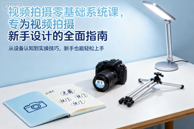 视频拍摄零基础系统课，专为视频拍摄新手设计的全面指南-超级会员网