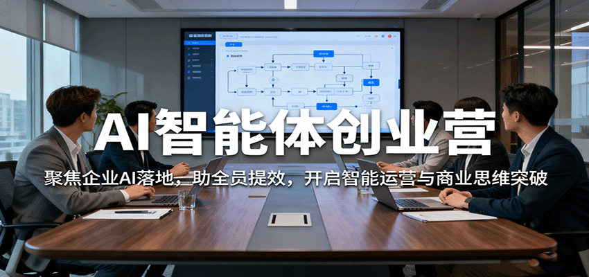 AI智能体创业营：聚焦企业AI落地，助全员提效，开启智能运营与商业思维突破-超级会员网