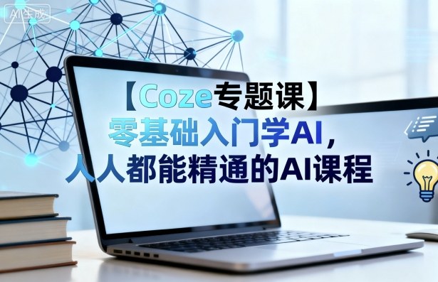 【Coze专题课】零基础入门学AI，人人都能精通的AI课程-超级会员网