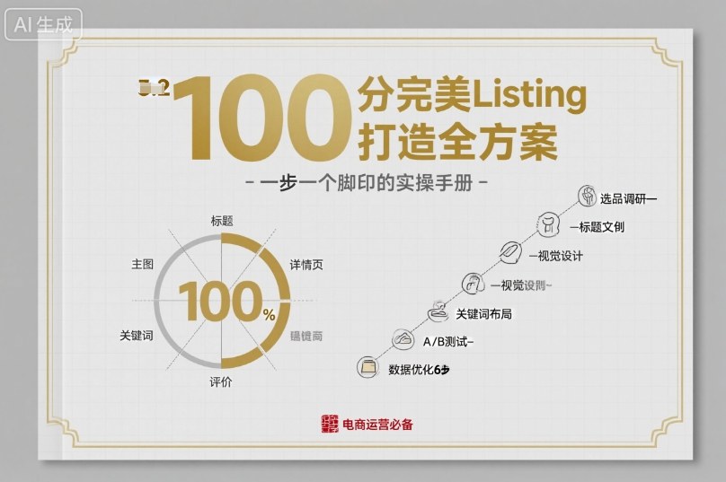 100分完美Listing打造全方案，想要完美listing必须是需要一步一个脚印的-超级会员网