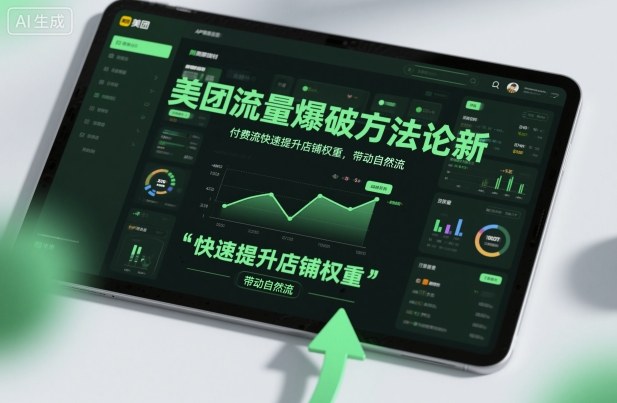 美团流量爆破方法论，付费流快速提升店铺权重，带动自然流-超级会员网