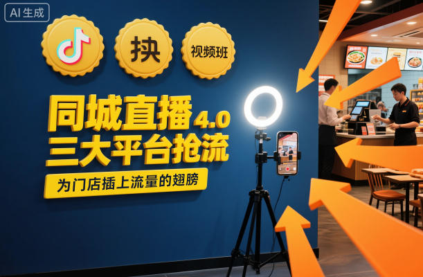 同城直播实操班4.0，三大平台抢流，为门店插上流量的翅膀-超级会员网