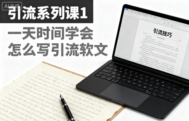 引流系列课1，一天时间学会怎么写引流软文-超级会员网