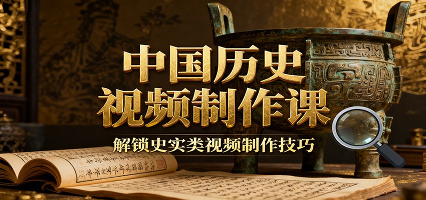 中国历史视频制作课:疆域地图集+参考文案+练习素材,解锁史实类视频制作技巧-超级会员网