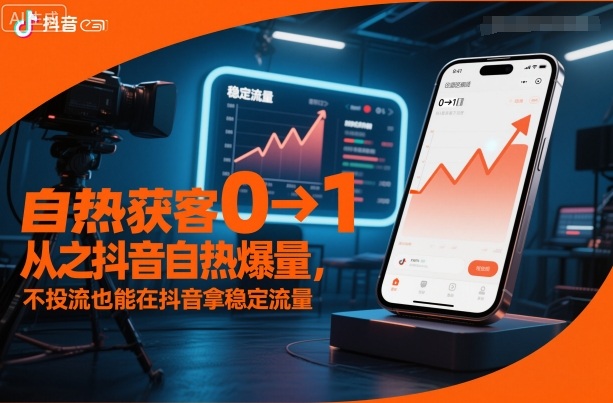 自热获客从0到1之抖音自热爆量，不投流也能在抖音拿稳定流量-超级会员网