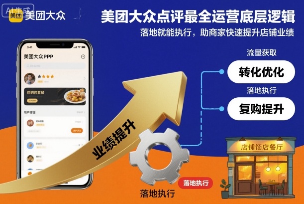 美团大众点评最全运营底层逻辑，落地就能执行，助商家快速提升店铺业绩-超级会员网