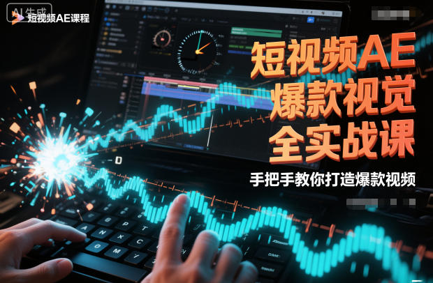 短视频AE爆款视觉全实战课，手把手教你打造爆款视频-超级会员网