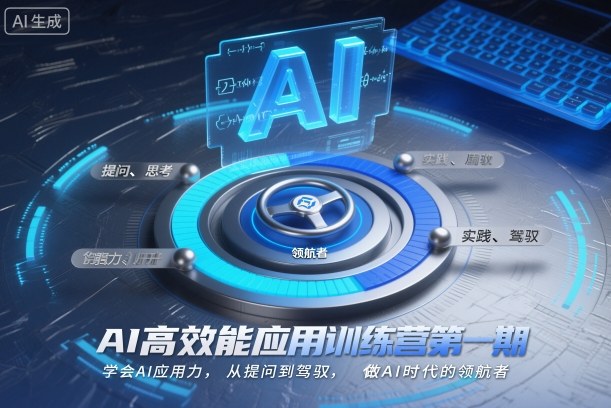 AI高效能应用训练营第一期，学会AI应用力，从提问到驾驭，做AI时代的领航者(更新)-超级会员网