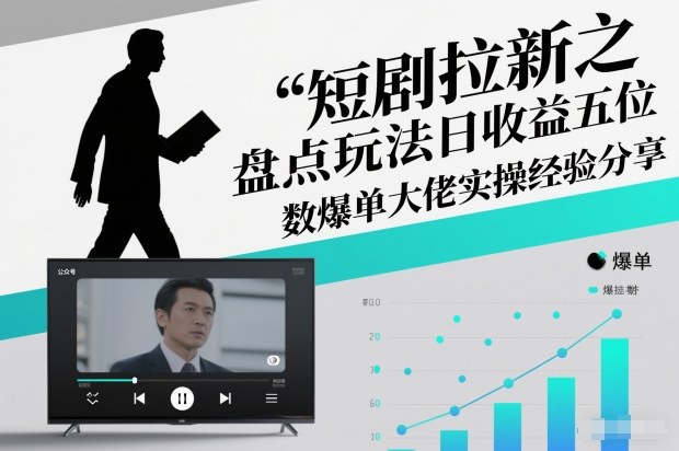 短剧拉新之盘点玩法日收益五位数爆单大佬实操经验分享-超级会员网