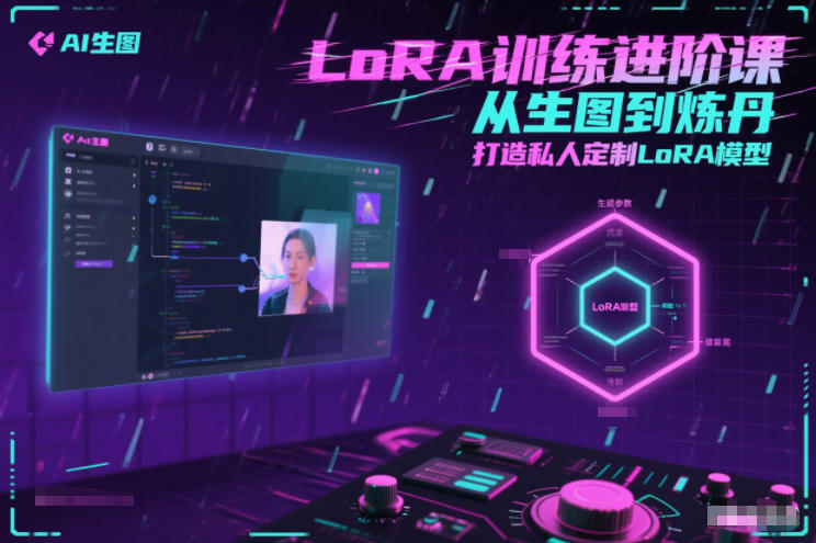 LoRA训练进阶课，从生图到炼丹，打造私人定制LoRA模型-超级会员网