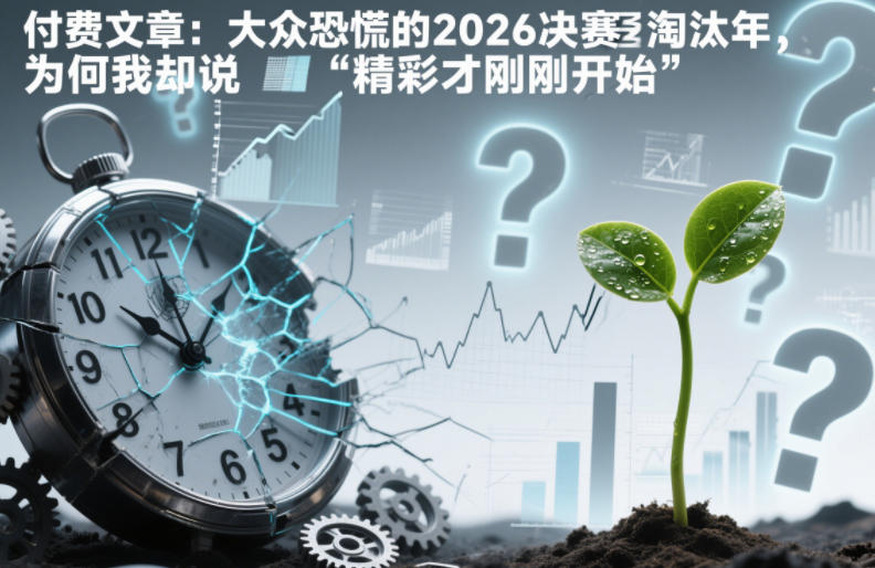 付费文章：大众恐慌的2026决赛淘汰年，为何我却说“精彩才刚刚开始”？-超级会员网