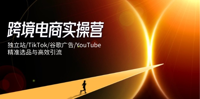 跨境电商实操营：独立站/TikTok/谷歌广告/YouTube，精准选品与高效引流-超级会员网