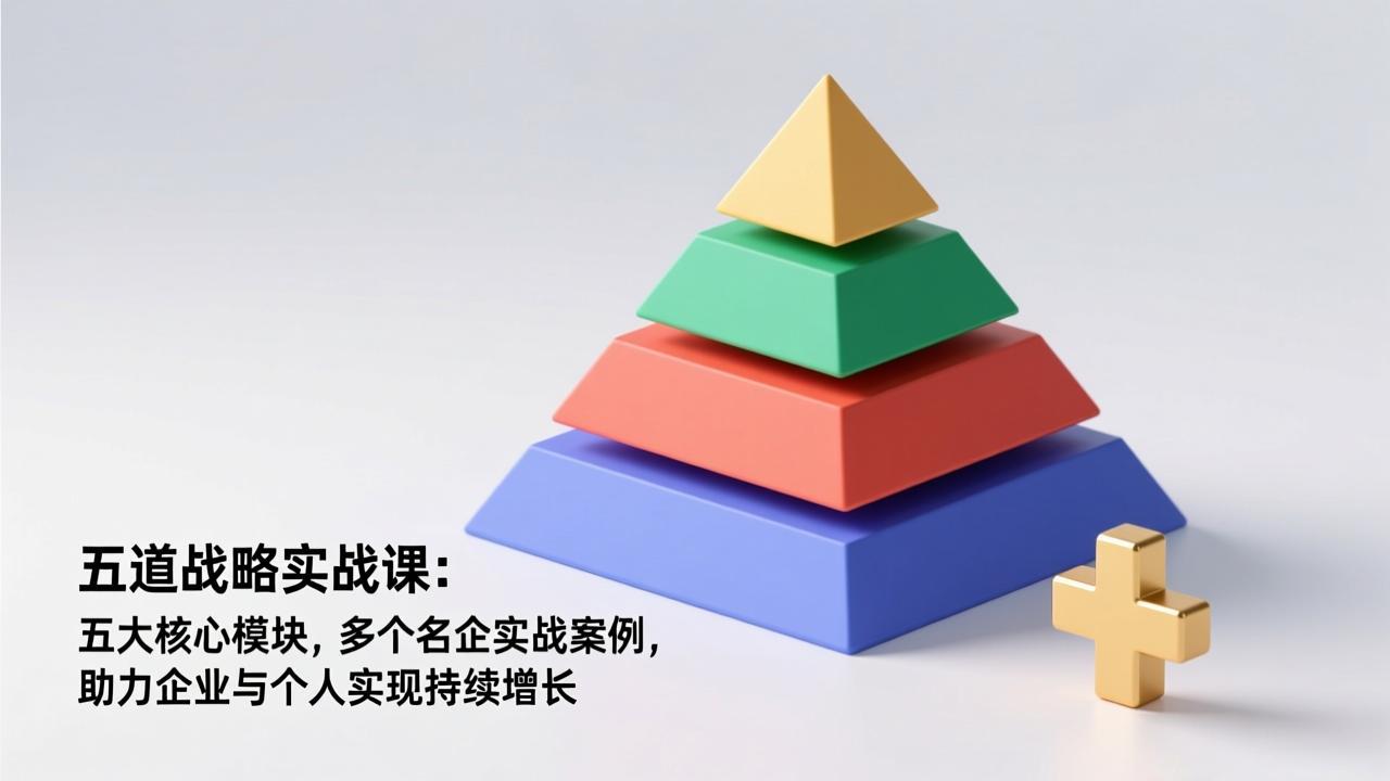 五道战略实战课：五大核心模块，多个名企实战案例，助力企业与个人实现持续增长-超级会员网