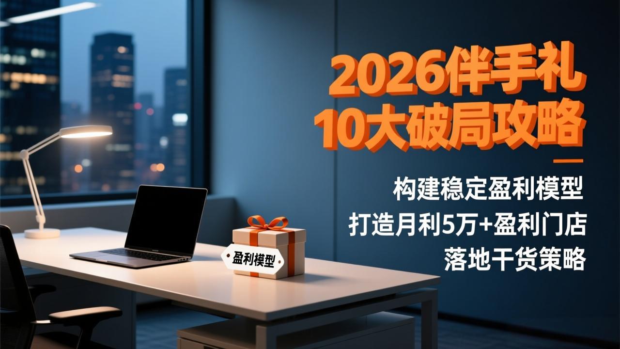 2026伴手礼10大破局攻略：构建稳定盈利模型，打造月利5万+盈利门店，落地干货策略-超级会员网